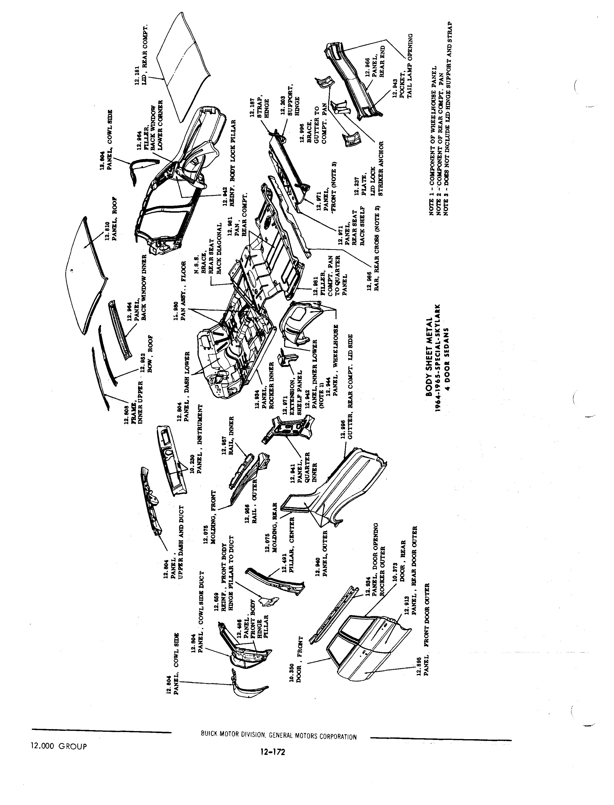 Buick 1940-1972 Parts Illustrations   Buick Chassis And Body 