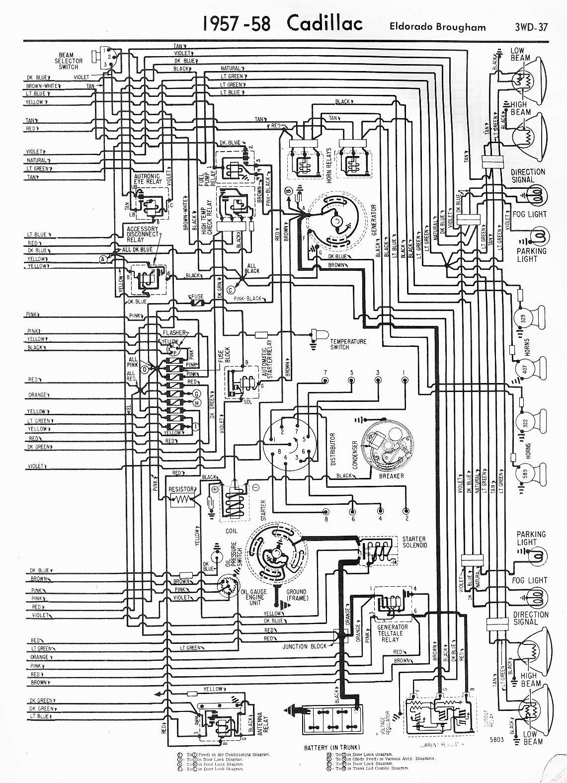 521916 1957 Chevrolet Steering Column Wiring Diagram Wiring