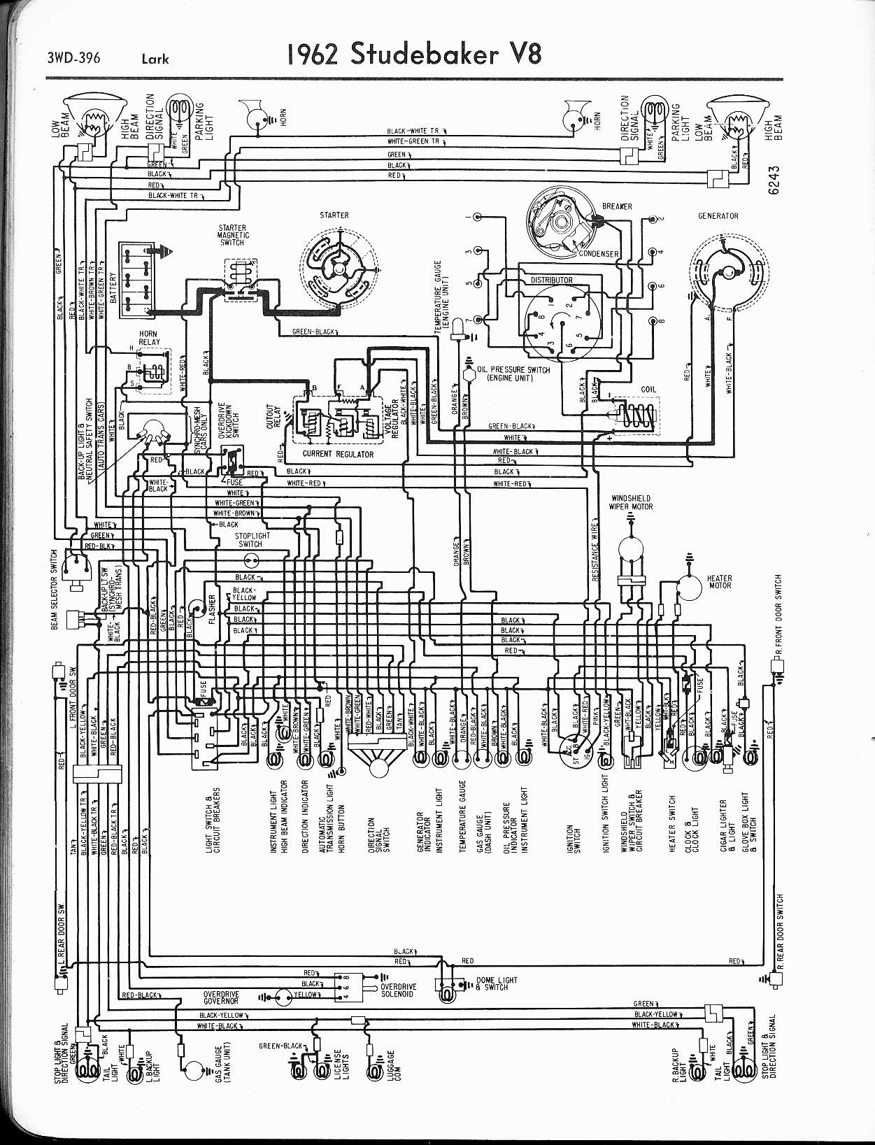 Studebaker Wiring Diagrams The Old Car Manual Project