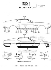 1973 Ford Parts Illustrations Manual