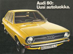 Audi 80 Finland Brochure