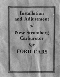 Stromberg LF carburetor manual