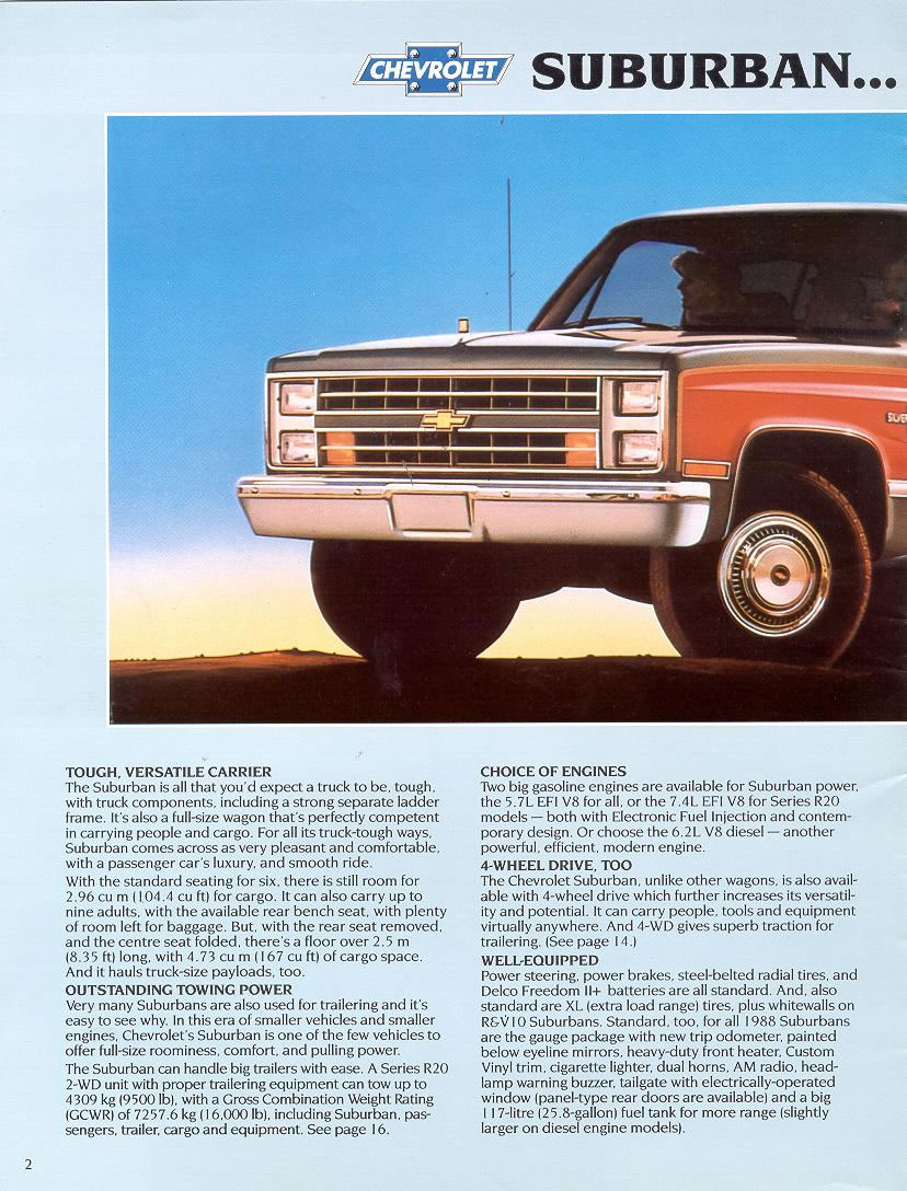 1988 Chevy Truck Parts Catalog