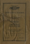 1924 Chevrolet Superior Owners Manual
