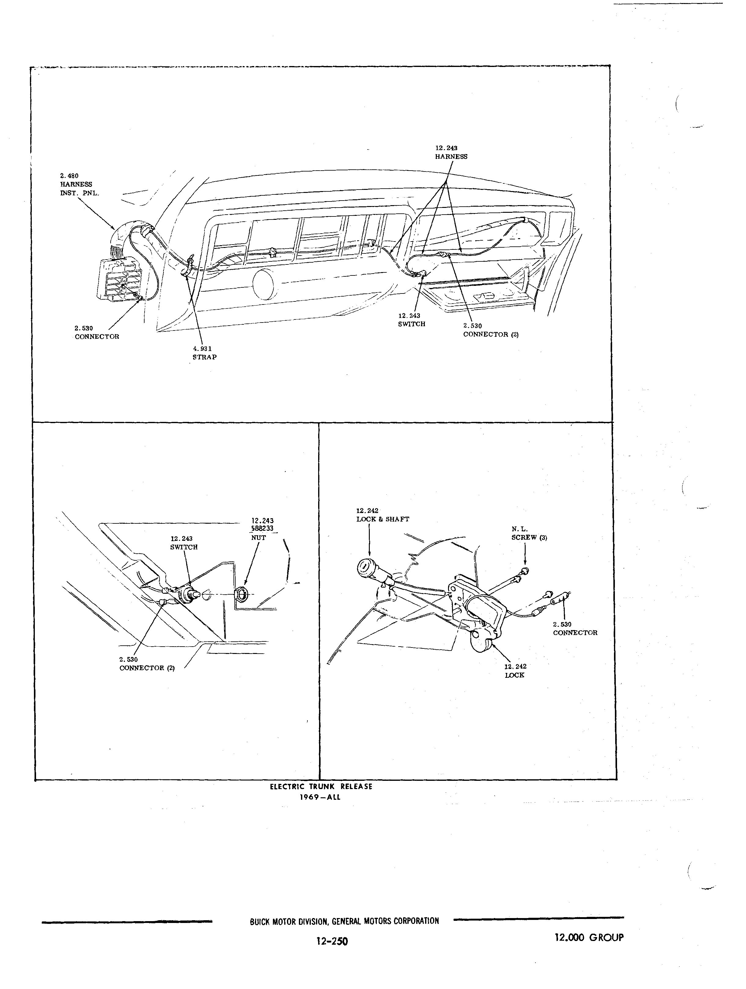 Buick 1940-1972 Parts illustrations / Buick Chassis And Body ...