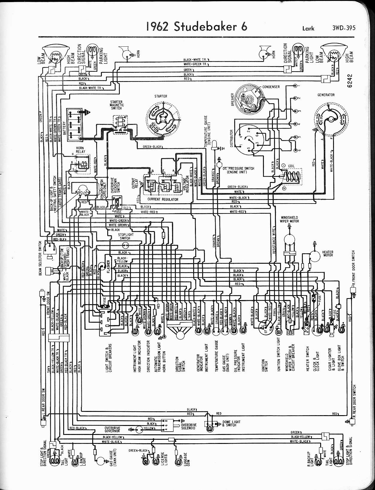 Studebaker wiring diagrams - The Old Car Manual Project dodge d100 wiring diagram 